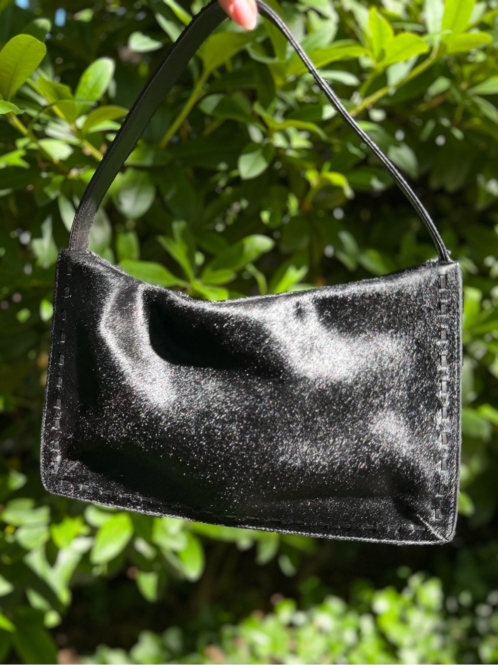 Vintage Coach 9469 Black Pony Hair Calf Hair Leather Shoulder Bag Rare